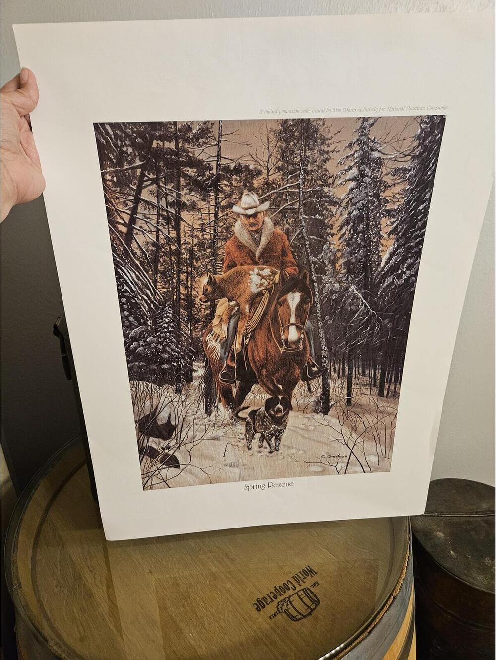 Limited Edition Print Titled "Spring Rescue" by artist Don Marco